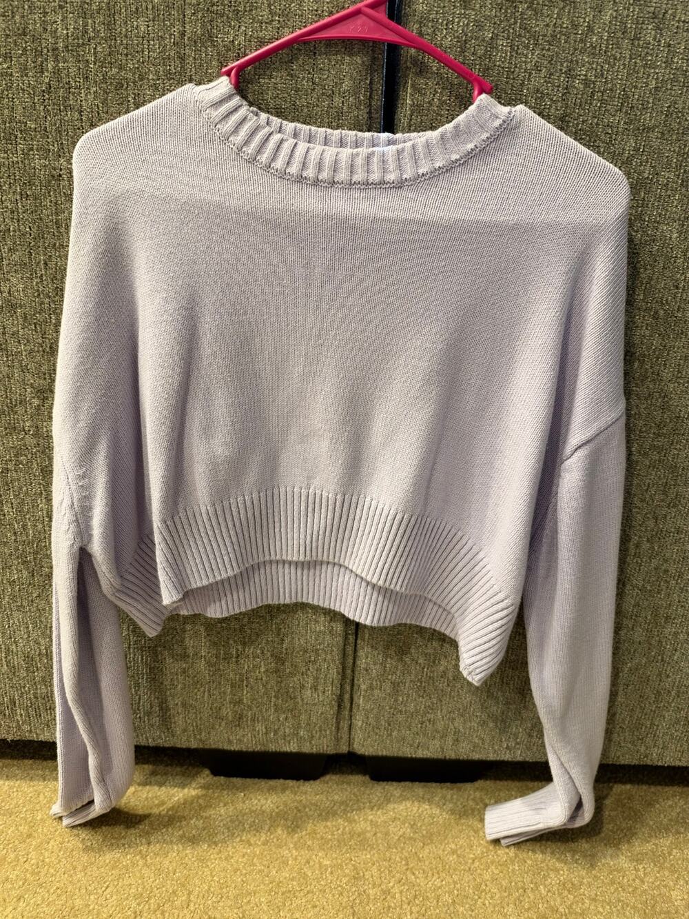 Women’s LA Hearts Purple Knitted Sweater Size Small